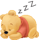 pooh sleeping